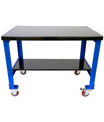 Bàn làm việc hạng nặng có thể khóa được màu xanh đen 1100X700X830mm
