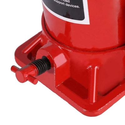 Giắc cắm chai thủy lực khí nén 20 tấn màu đỏ với yên xe Ram